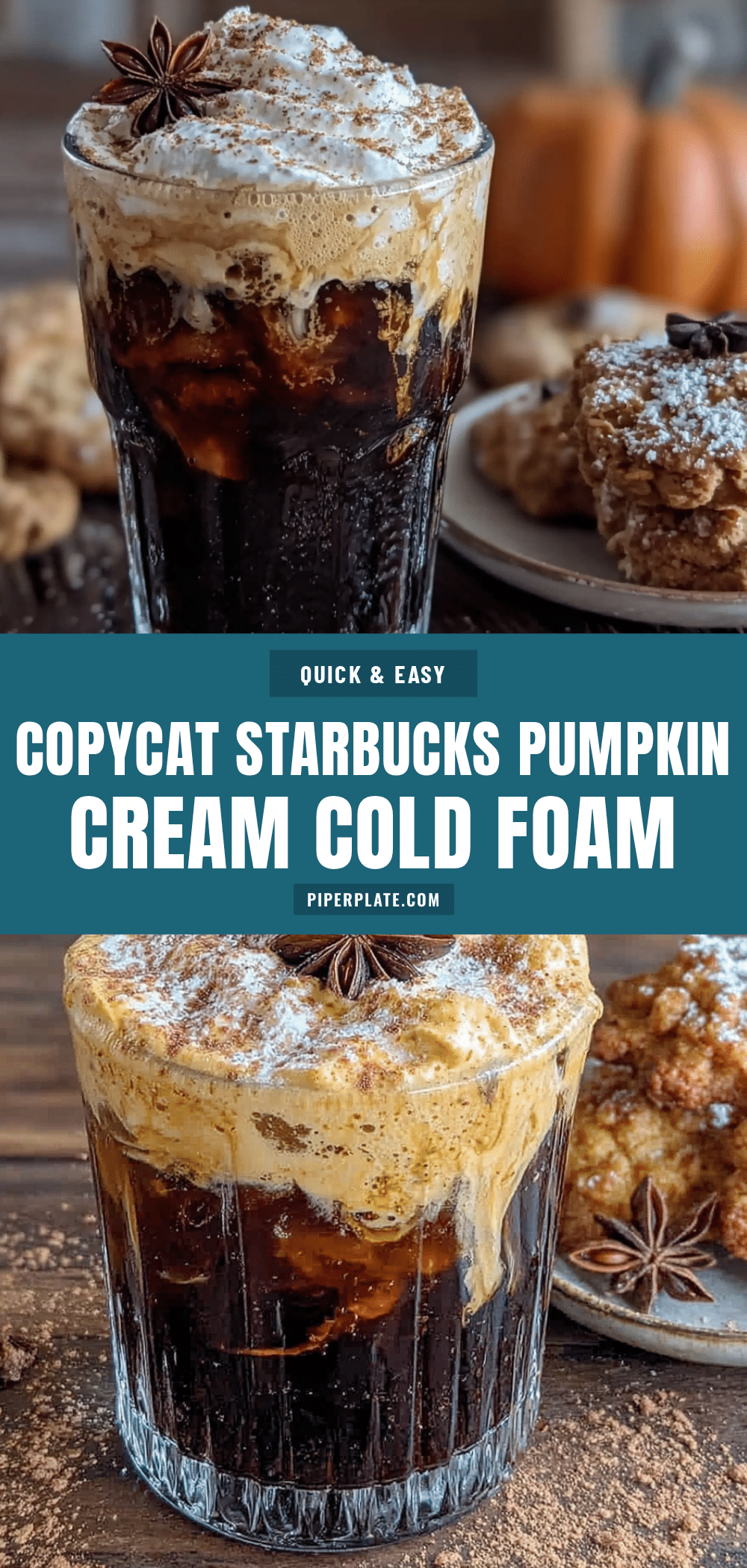 Copycat Starbucks Pumpkin Cold Foam recipe
