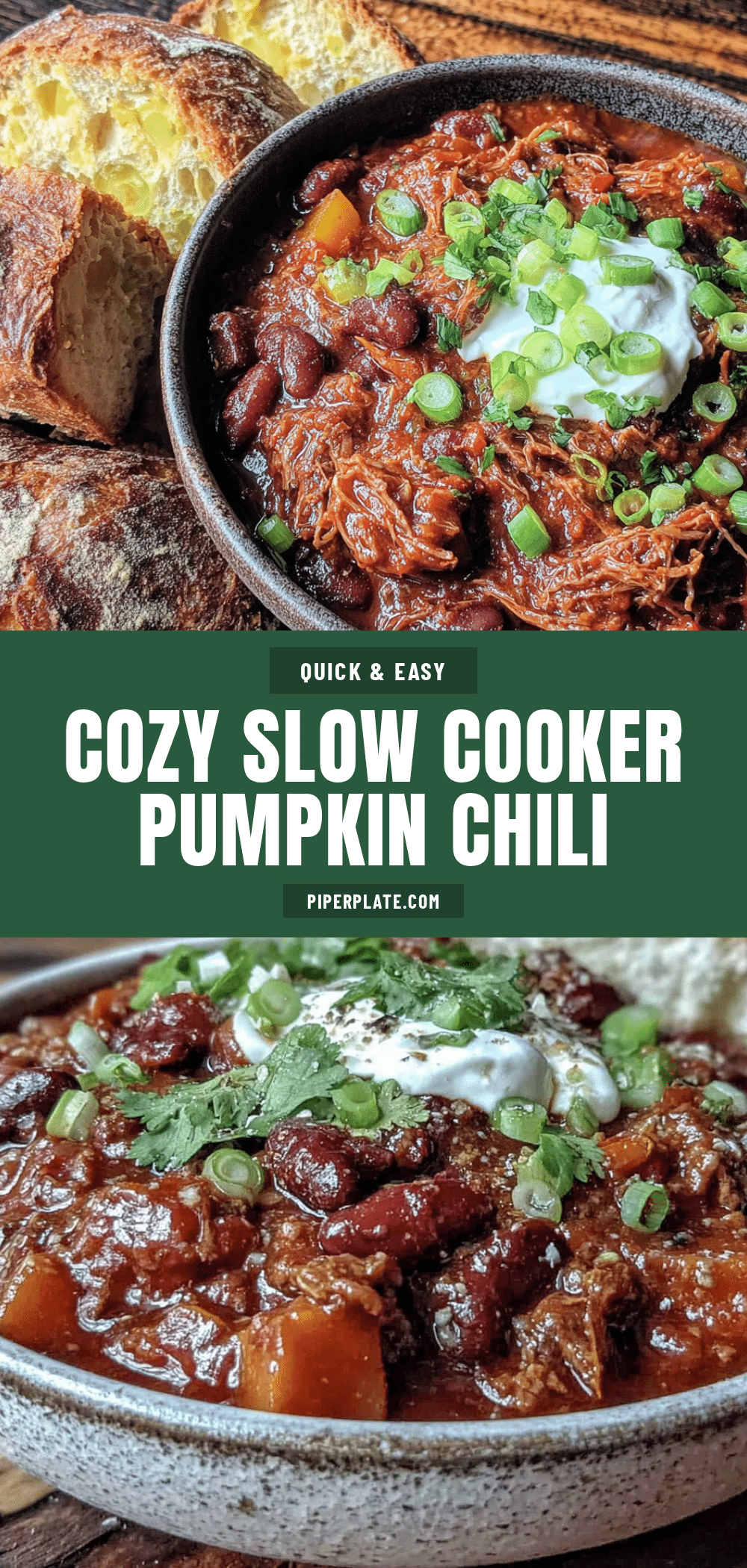 cozy slow cooker pumpkin chili for a crowd recipe