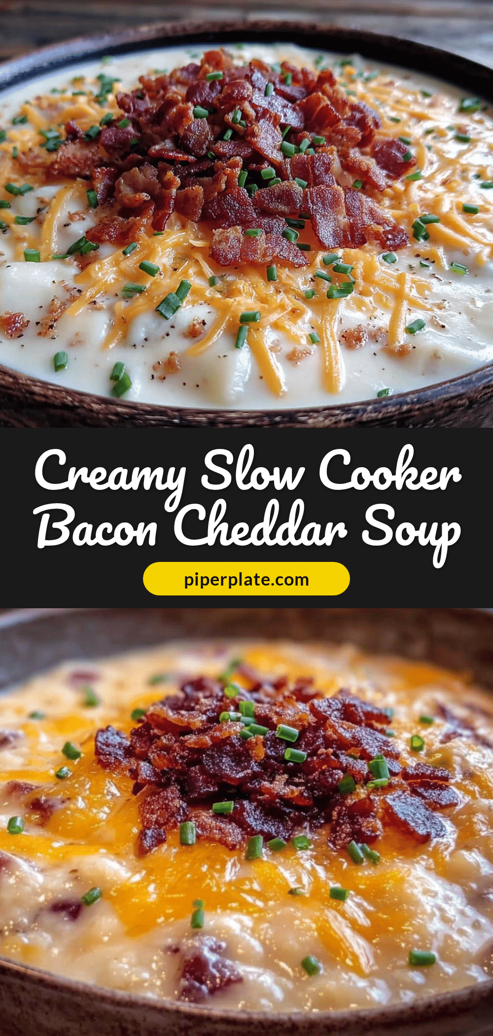 creamy slow cooker potato soup recipe