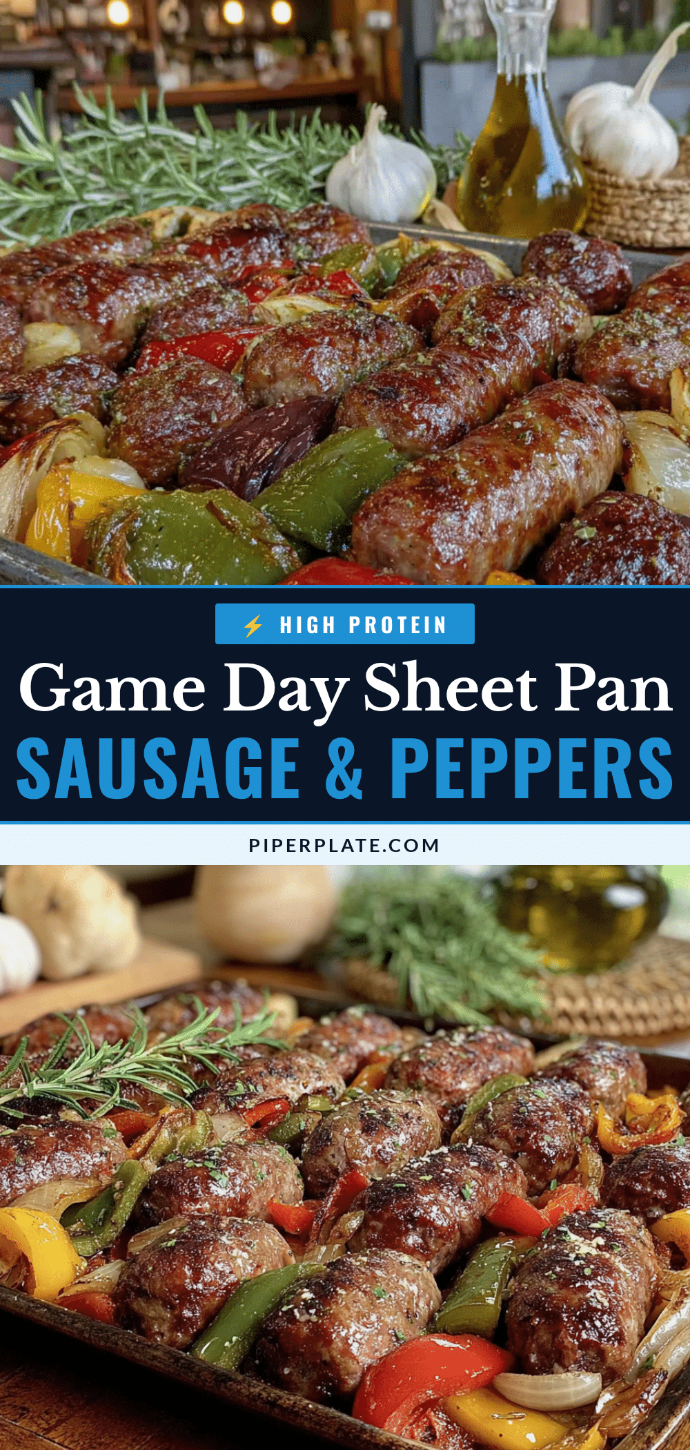 easy sheet-pan sausage and peppers recipe