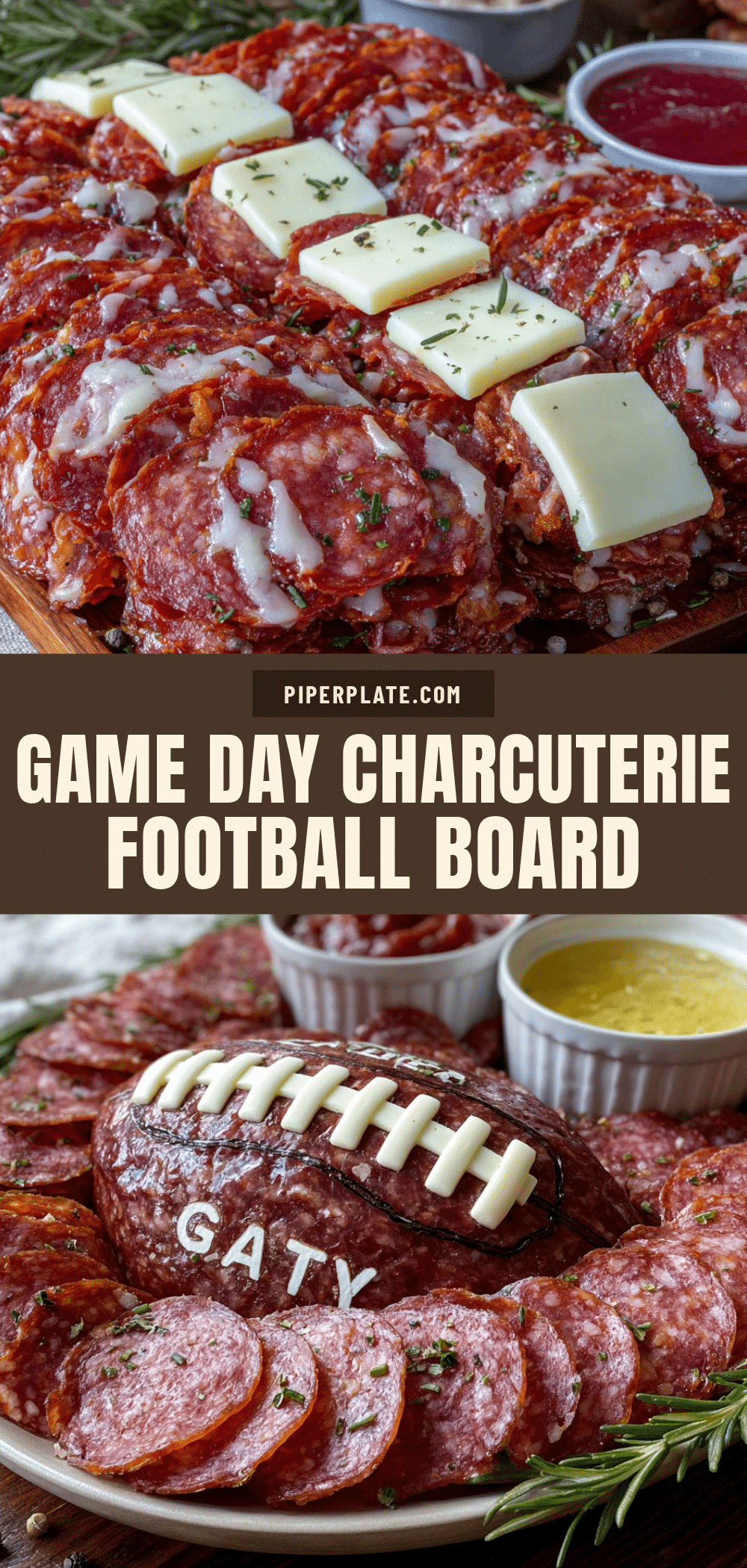 football charcuterie board recipe