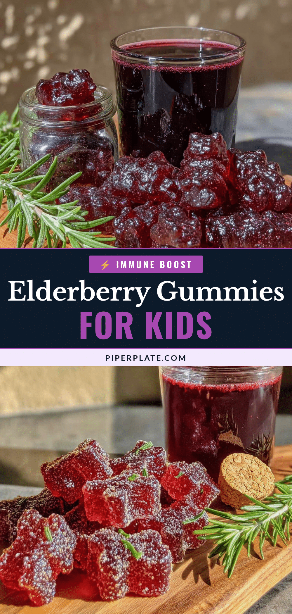 homemade elderberry gummies recipe