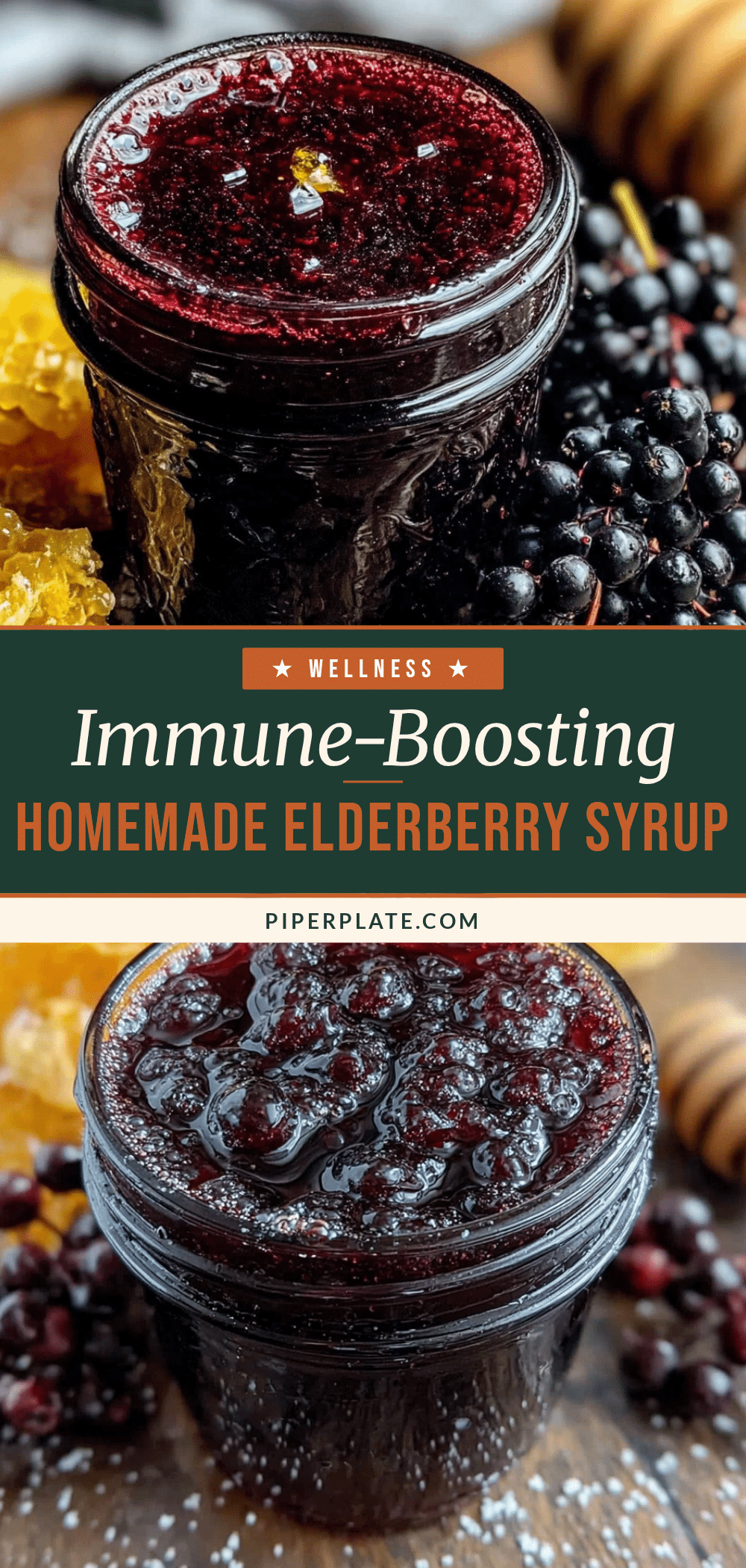 homemade elderberry syrup with honey recipe