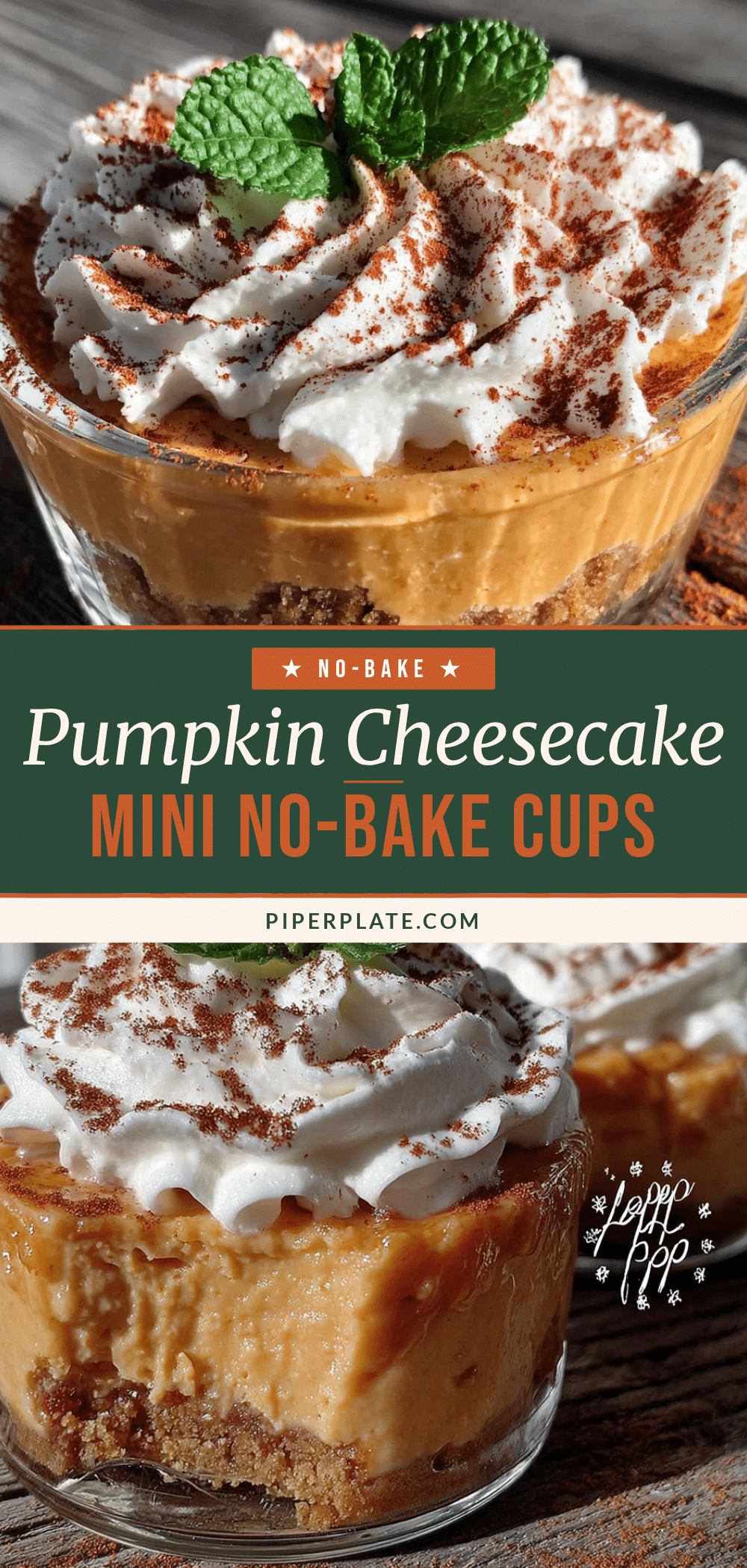 no-bake pumpkin cheesecake cups recipe
