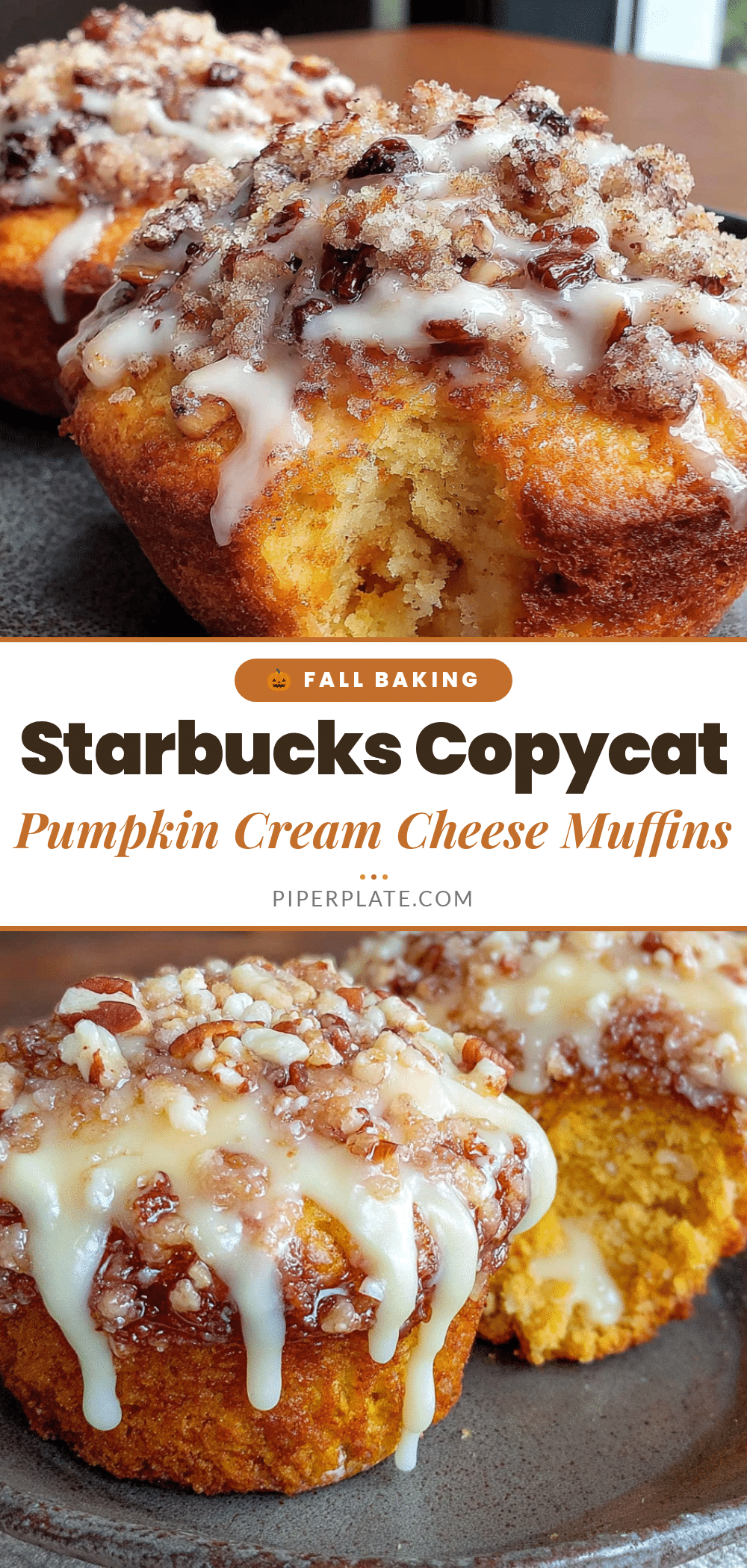 pumpkin cream cheese muffins recipe