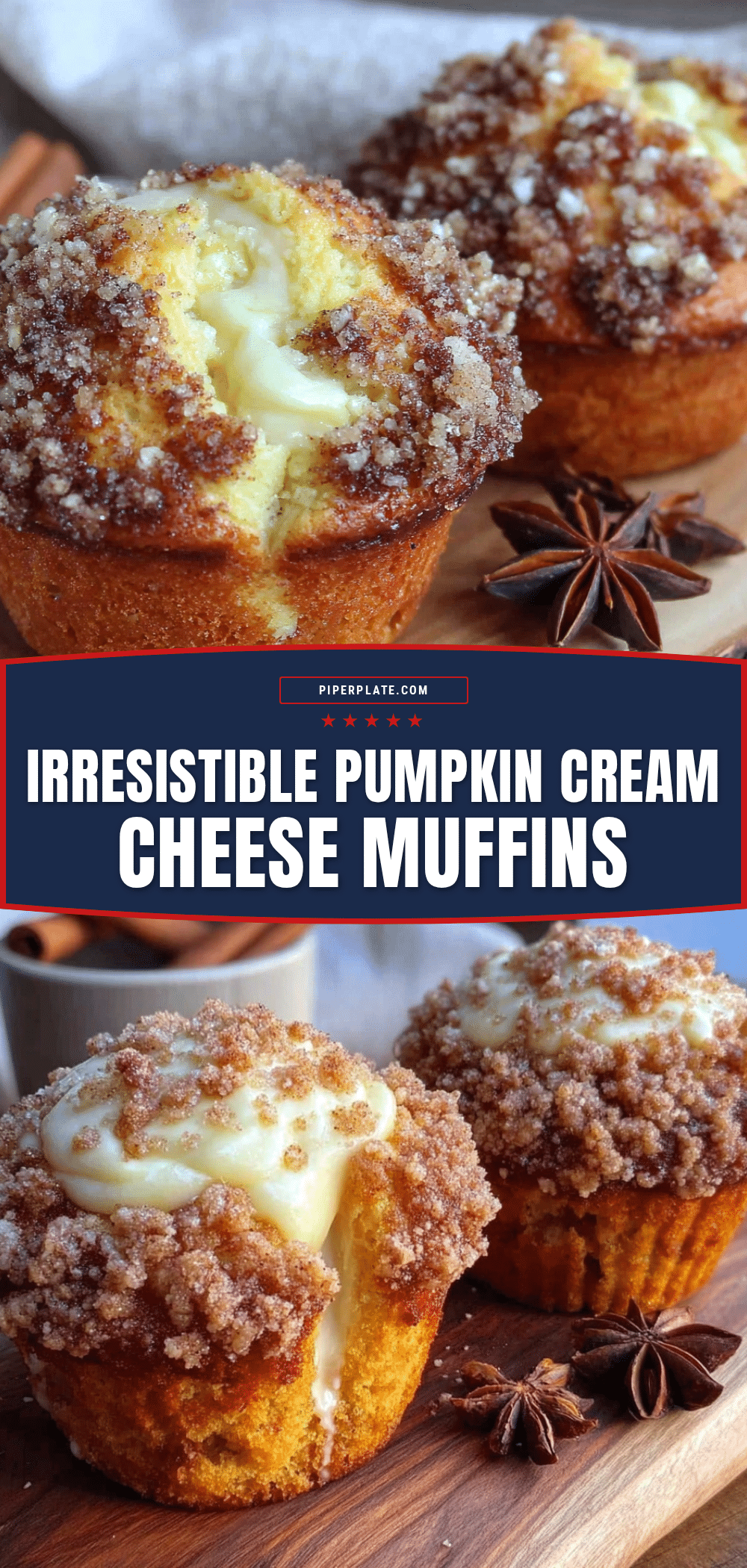 pumpkin cream cheese muffins recipe