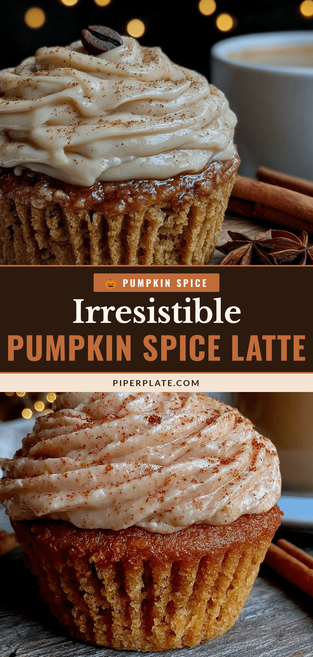 pumpkin spice latte cupcakes recipe