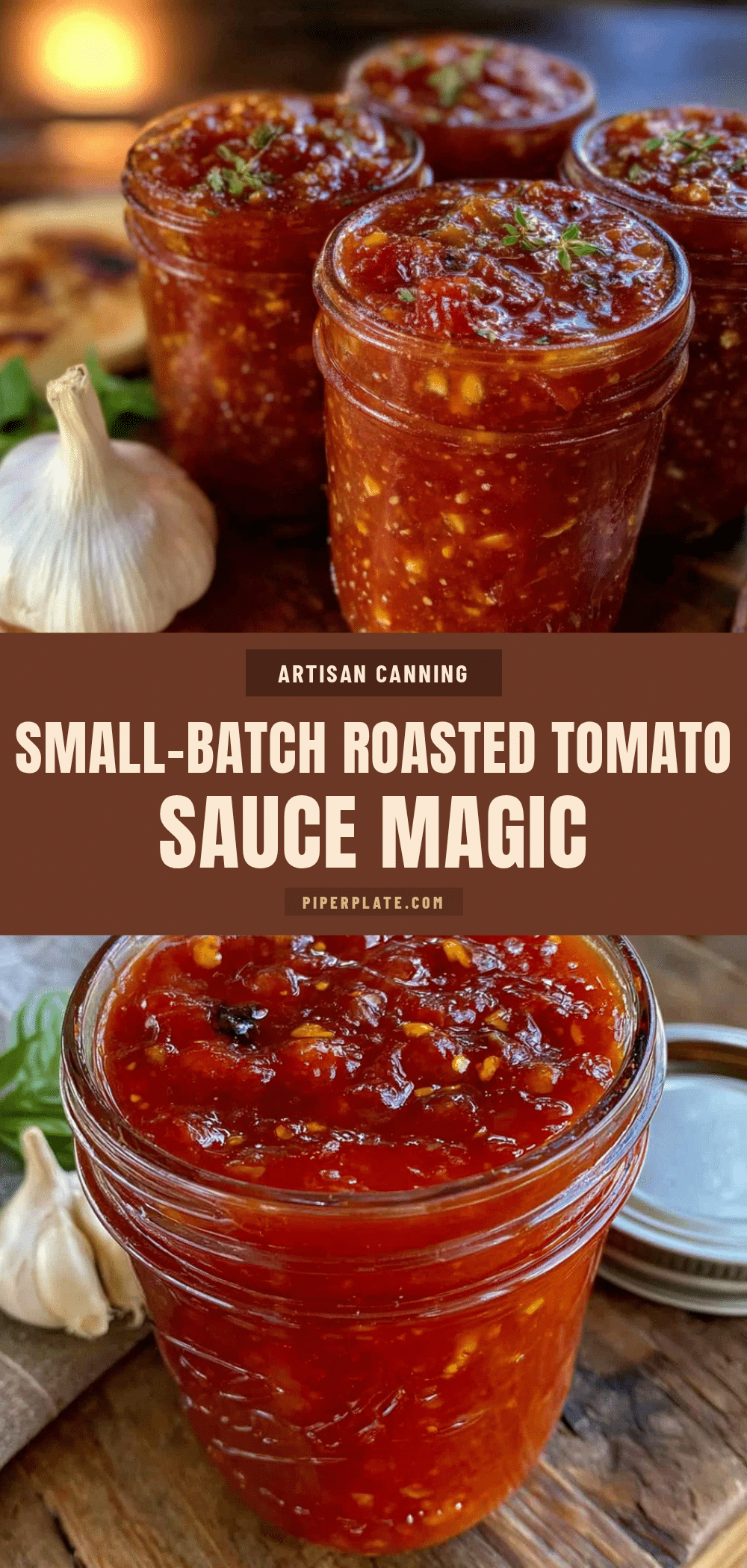 roasted tomato sauce for canning recipe