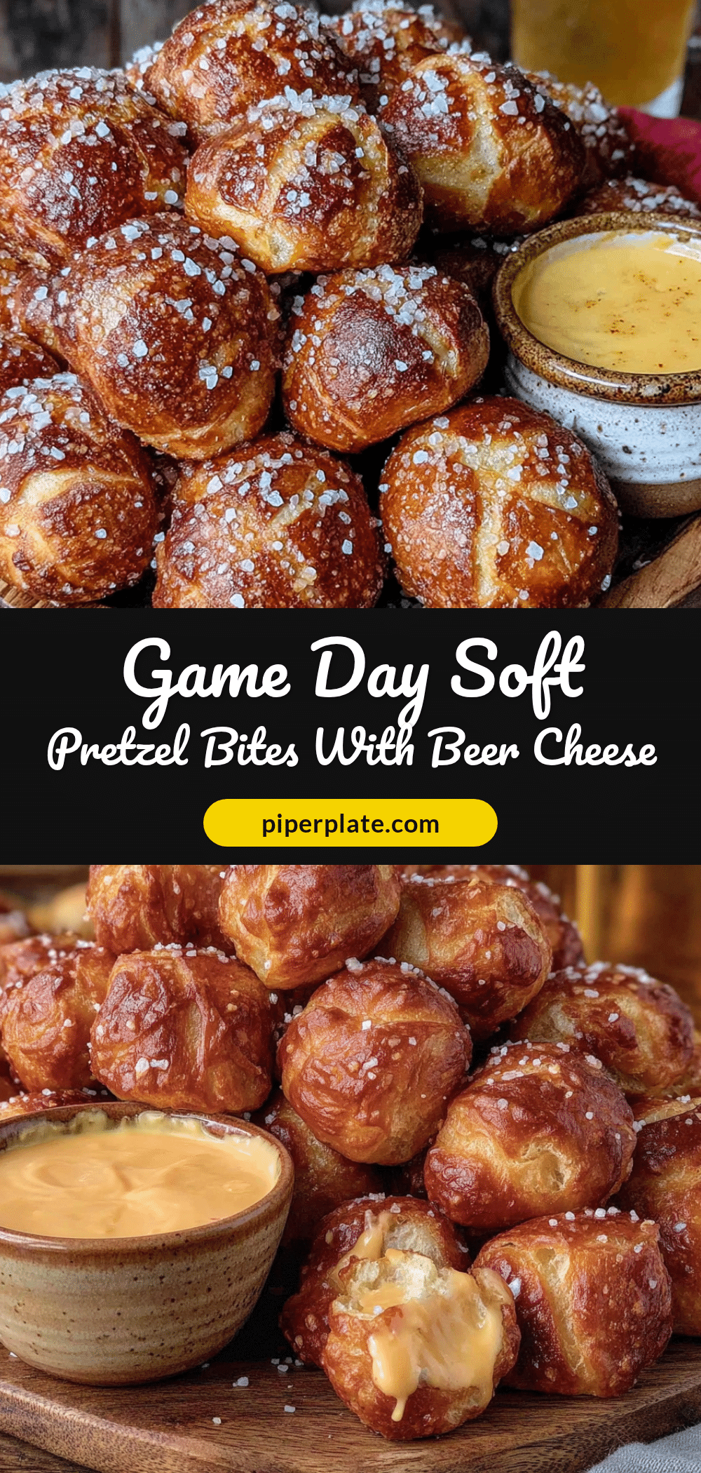 soft pretzel bites with beer cheese recipe