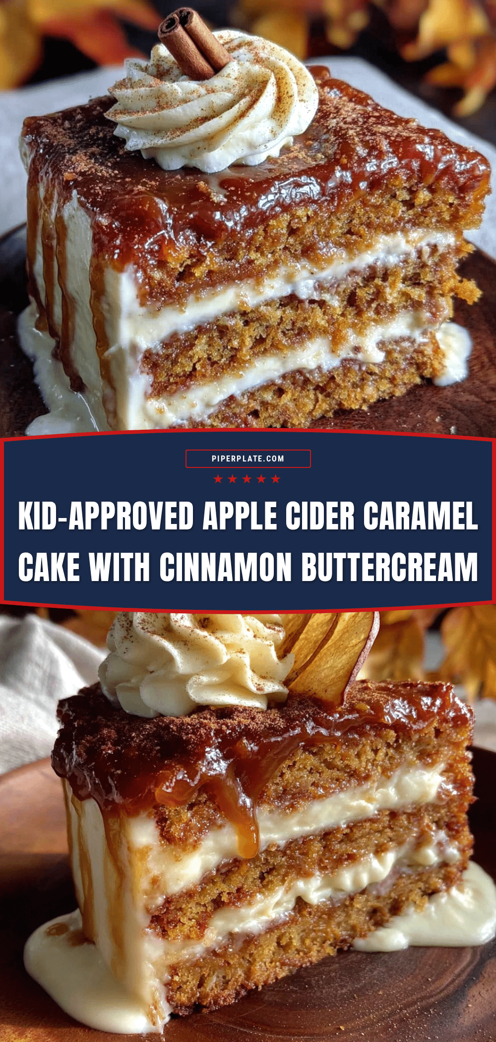 apple cider caramel cake recipe