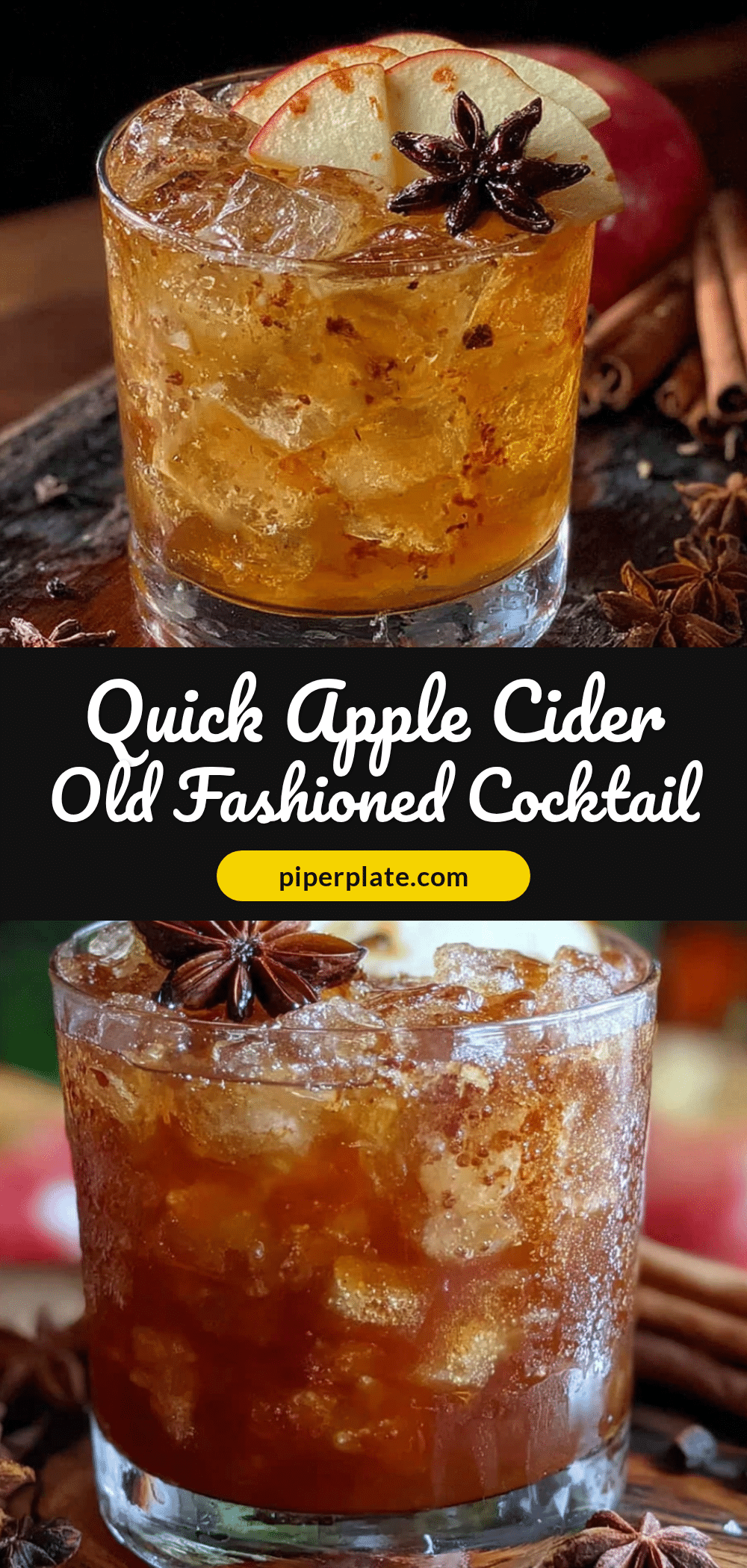 apple cider old fashioned recipe