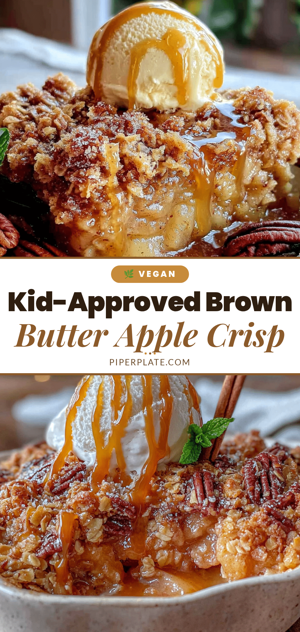 brown butter apple crisp recipe
