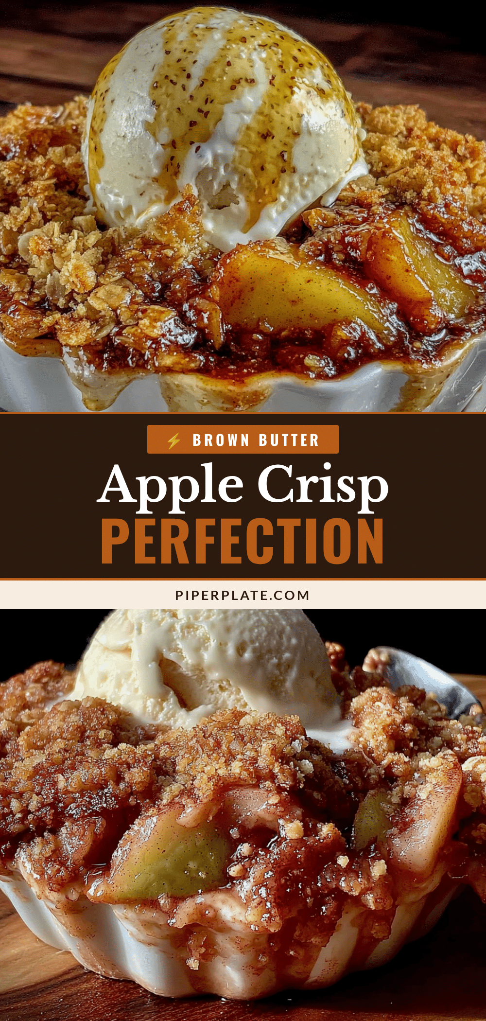 brown butter apple crisp recipe