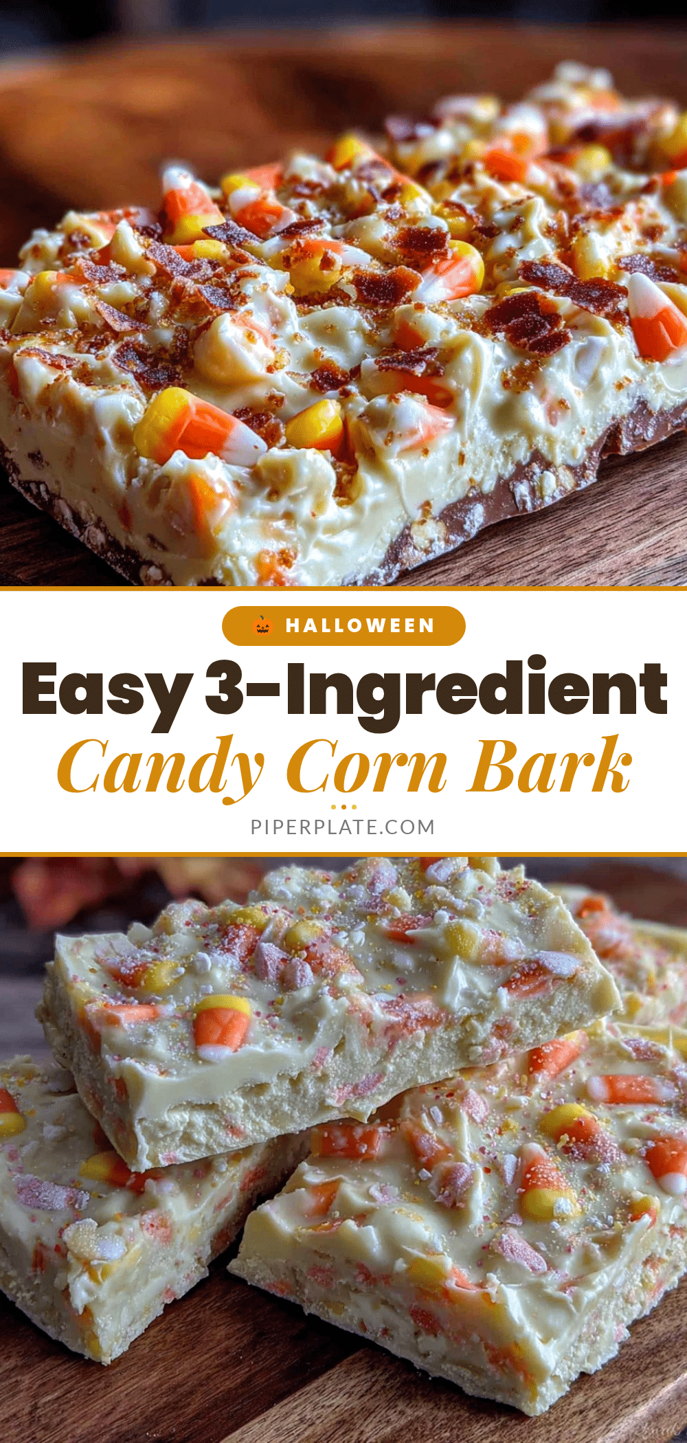 candy corn bark recipe