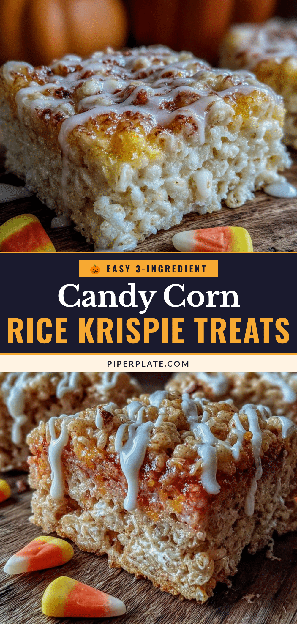 candy corn rice krispie treats recipe