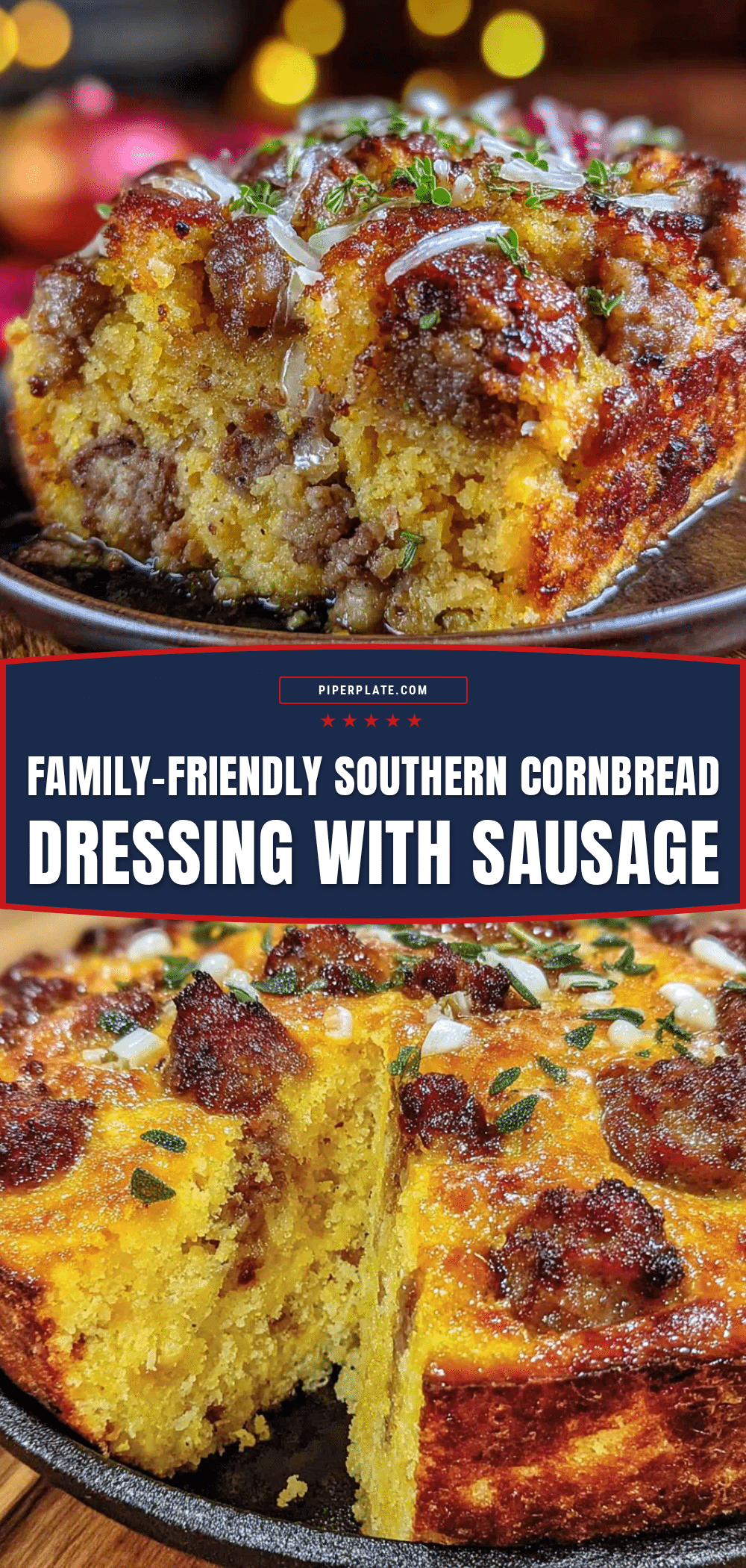 cornbread dressing with sausage recipe
