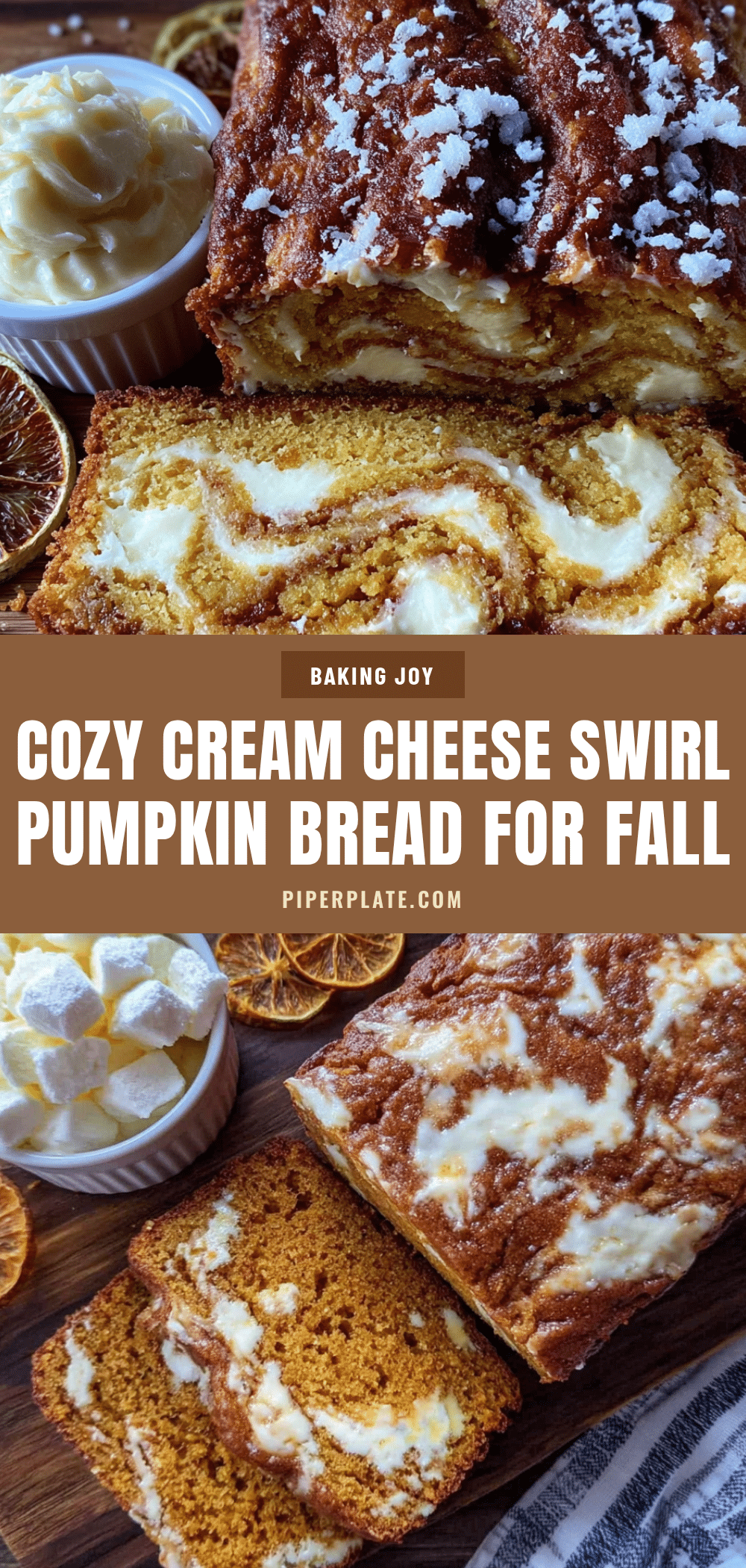 cream cheese swirl pumpkin bread recipe
