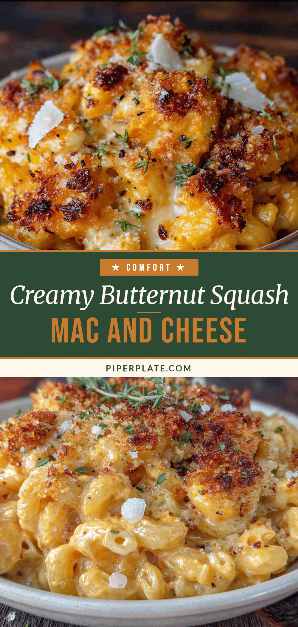 creamy butternut squash mac and cheese recipe