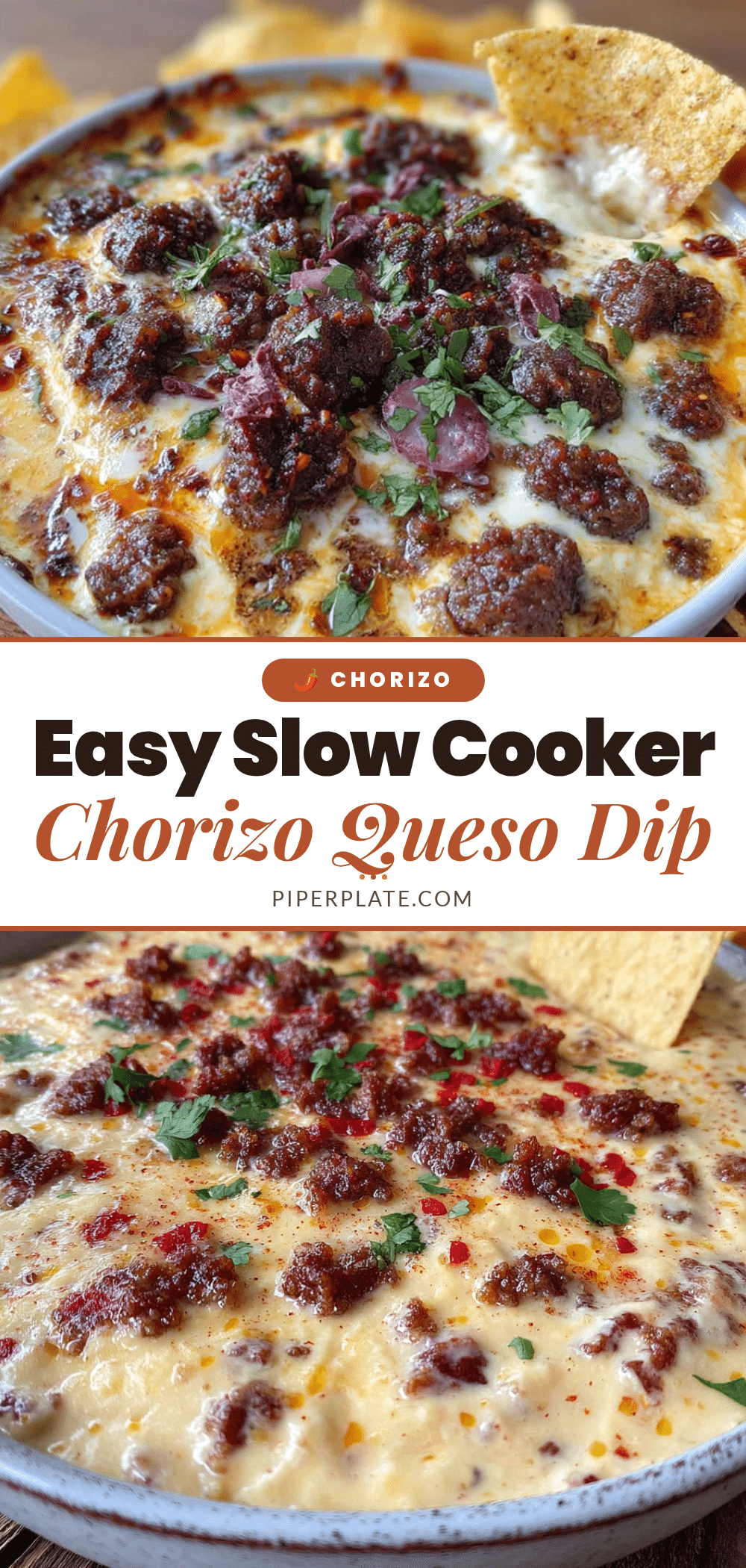 crockpot queso dip with chorizo recipe