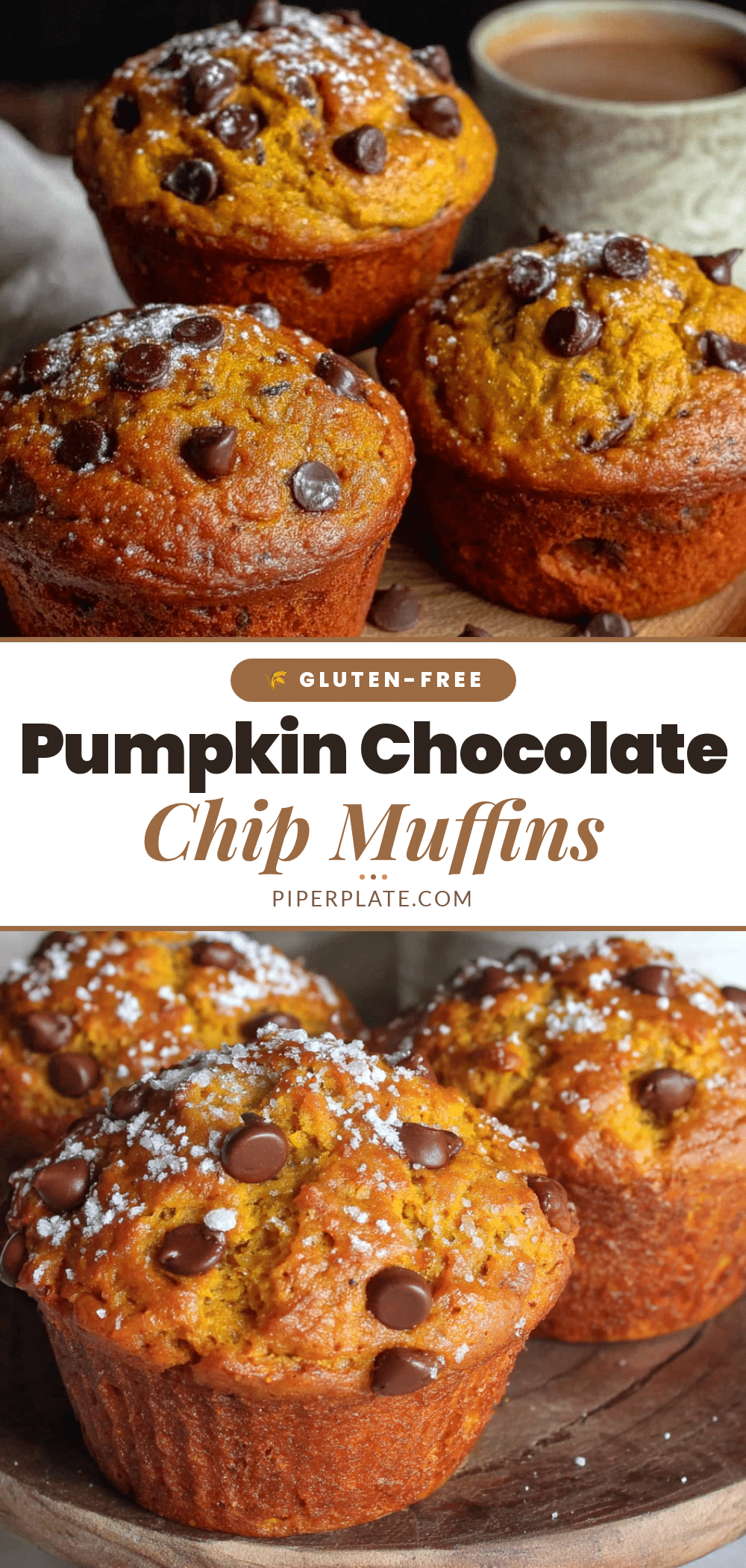 gluten-free pumpkin chocolate chip muffins recipe