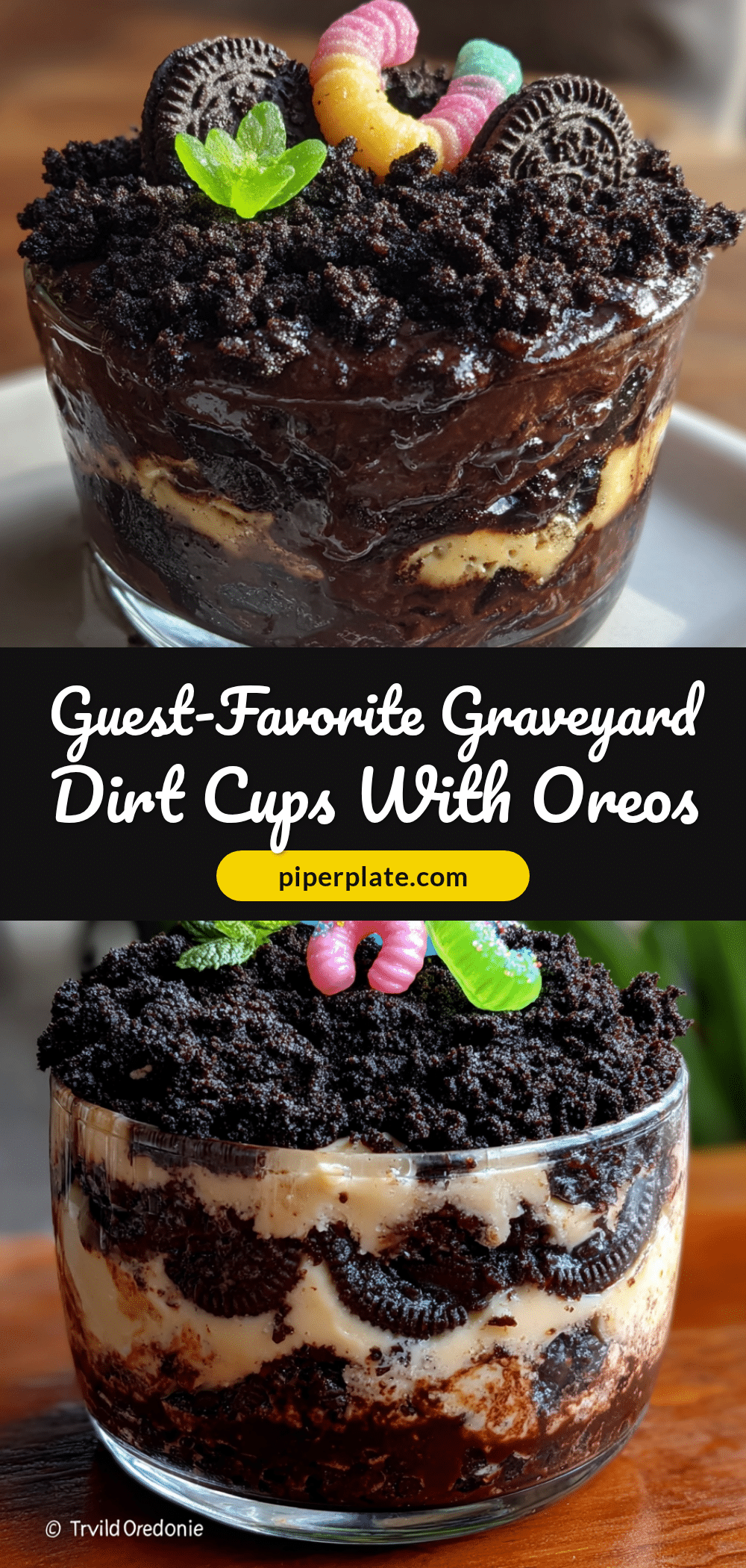 graveyard dirt cups recipe