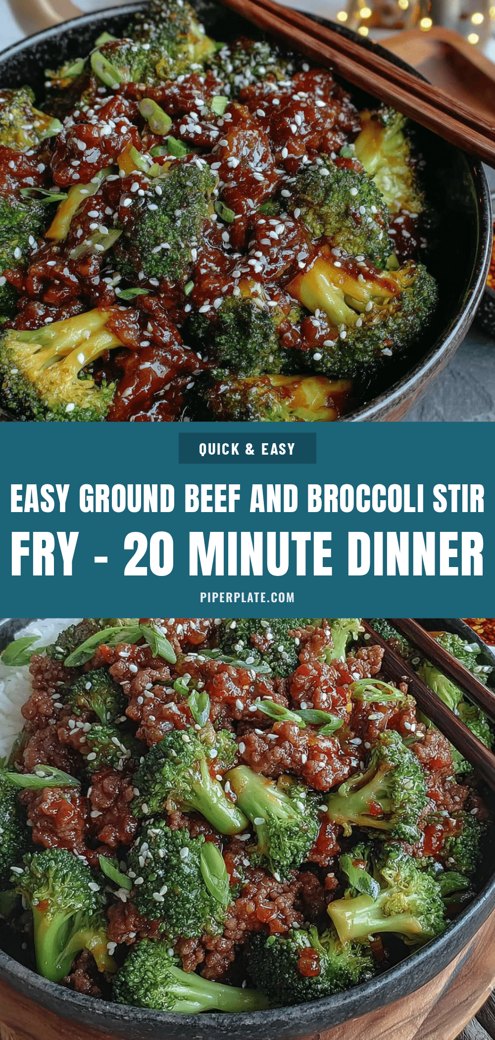 ground beef and broccoli stir fry recipe