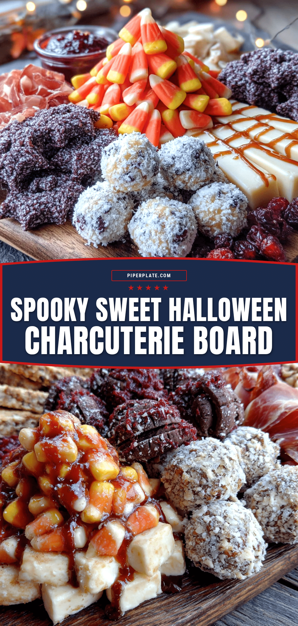 halloween charcuterie board with candy corn recipe