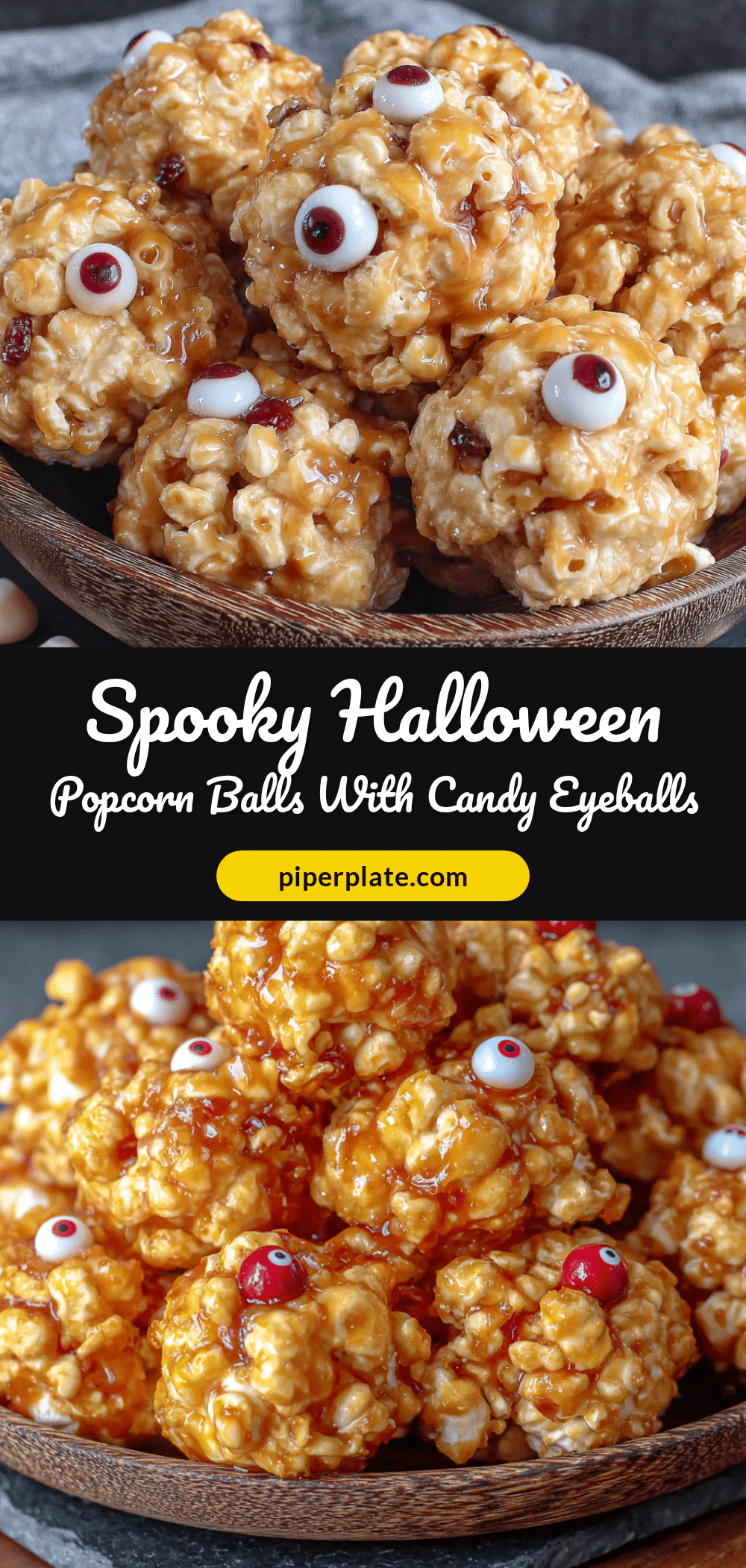 Halloween popcorn balls recipe