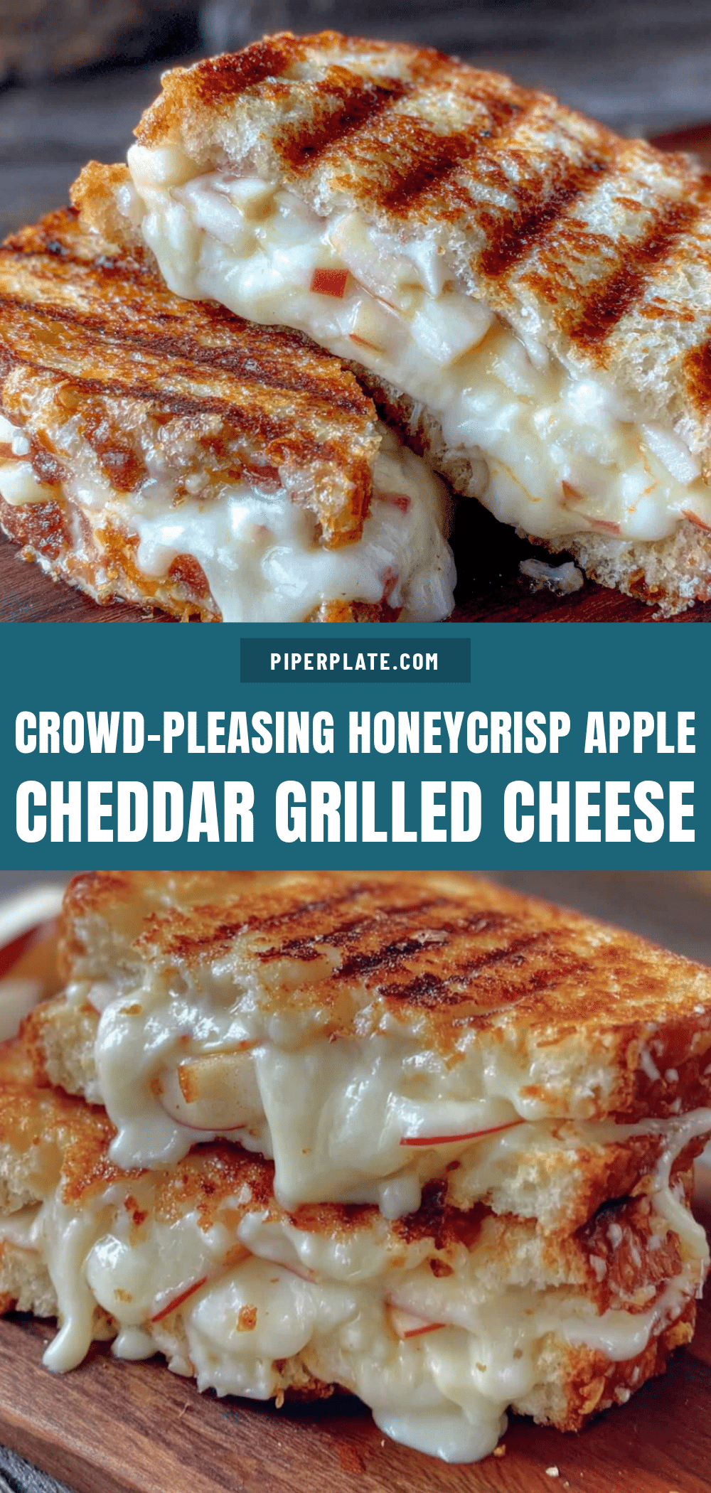 honeycrisp apple cheddar grilled cheese recipe