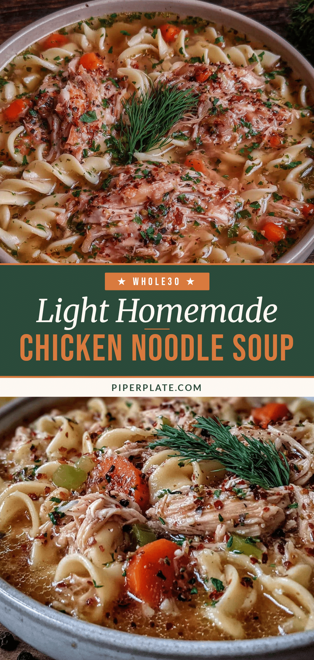 light homemade chicken noodle soup with rotisserie chicken recipe