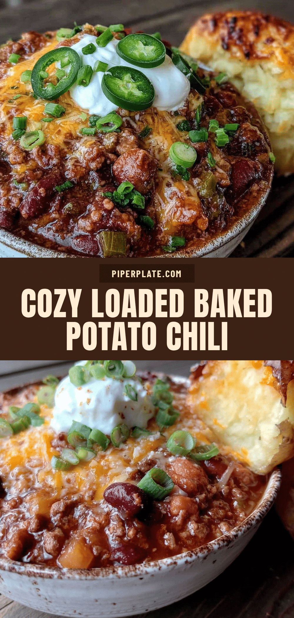 loaded baked potato chili recipe