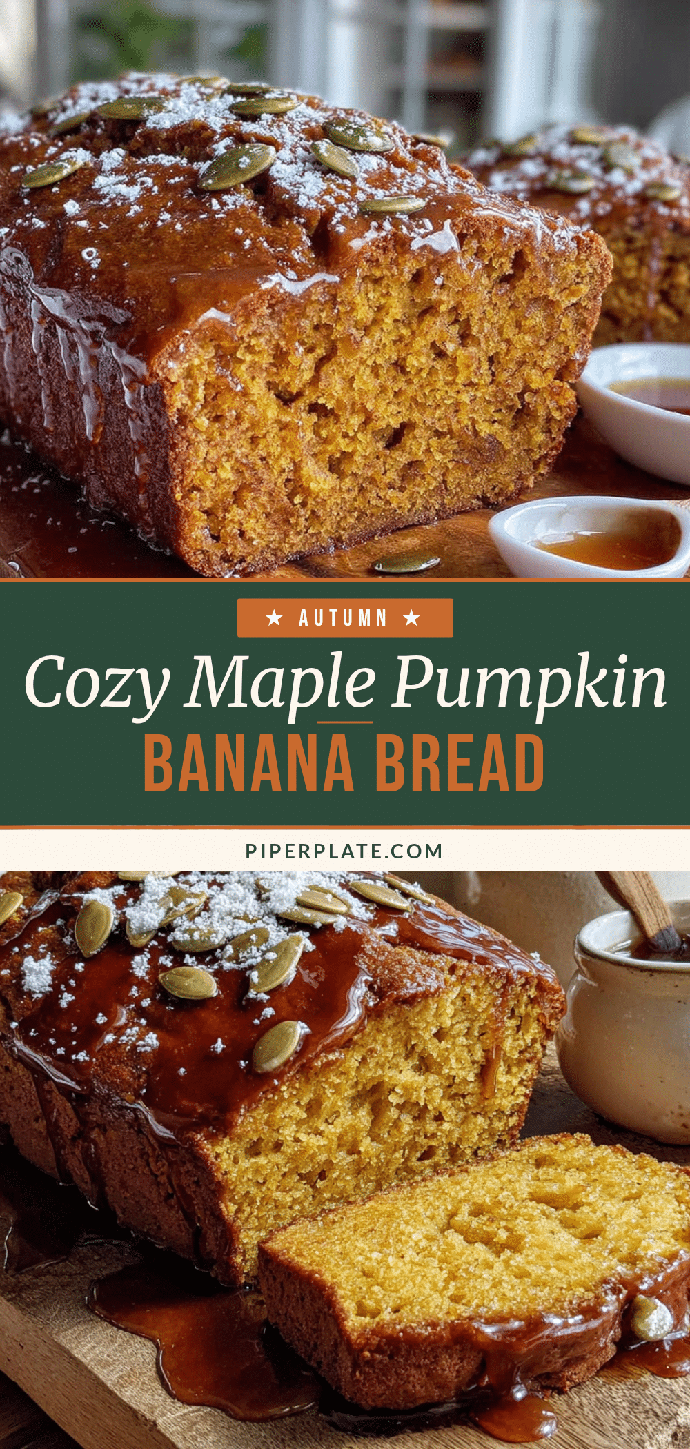 maple pumpkin banana bread recipe