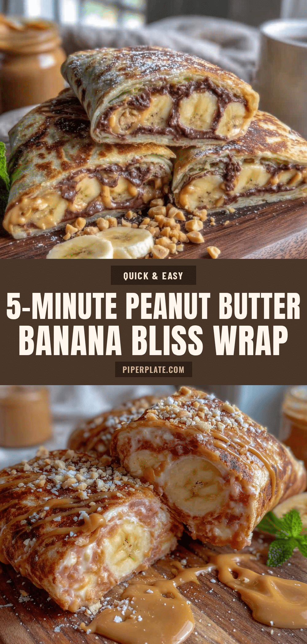 peanut butter banana protein wrap recipe