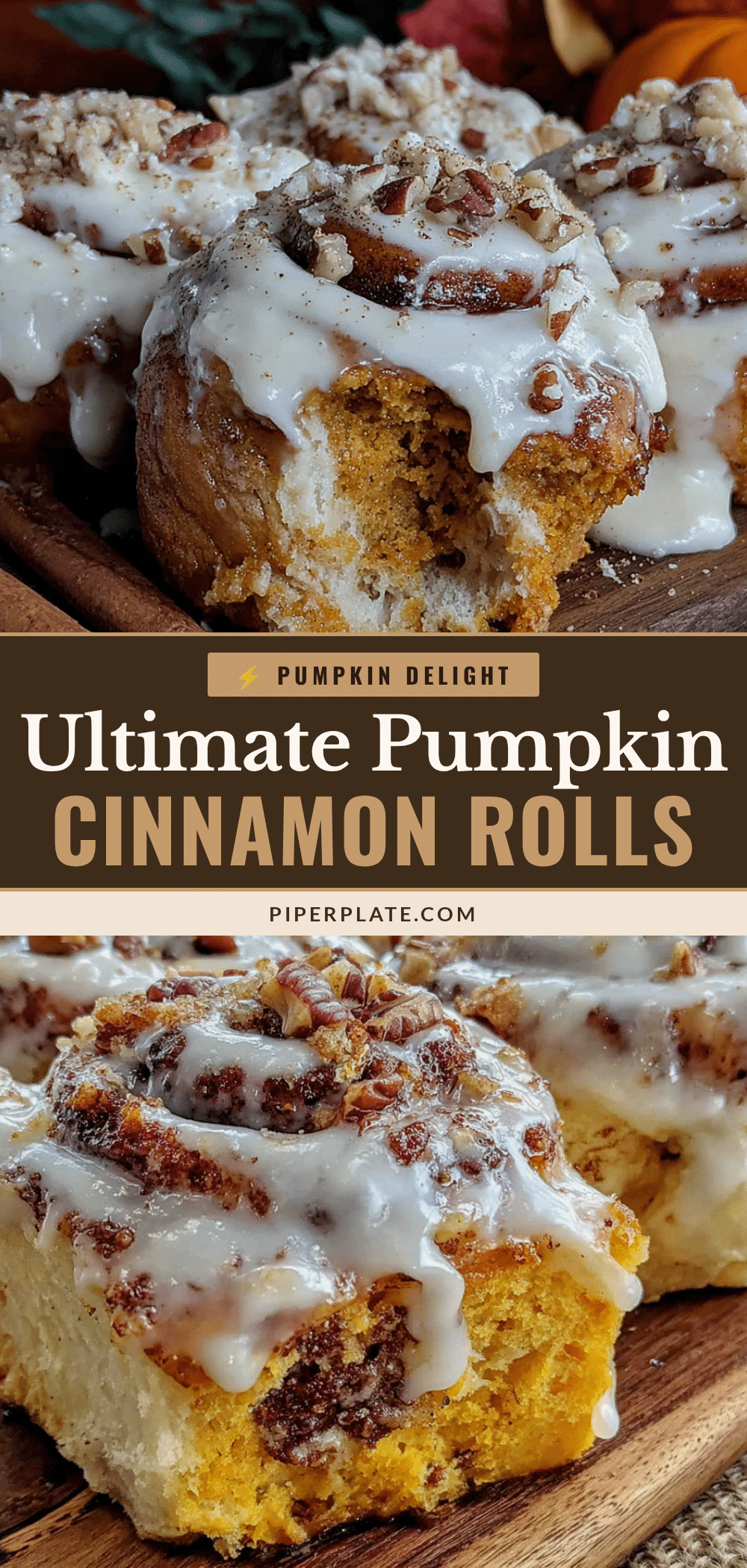 pumpkin cinnamon rolls recipe