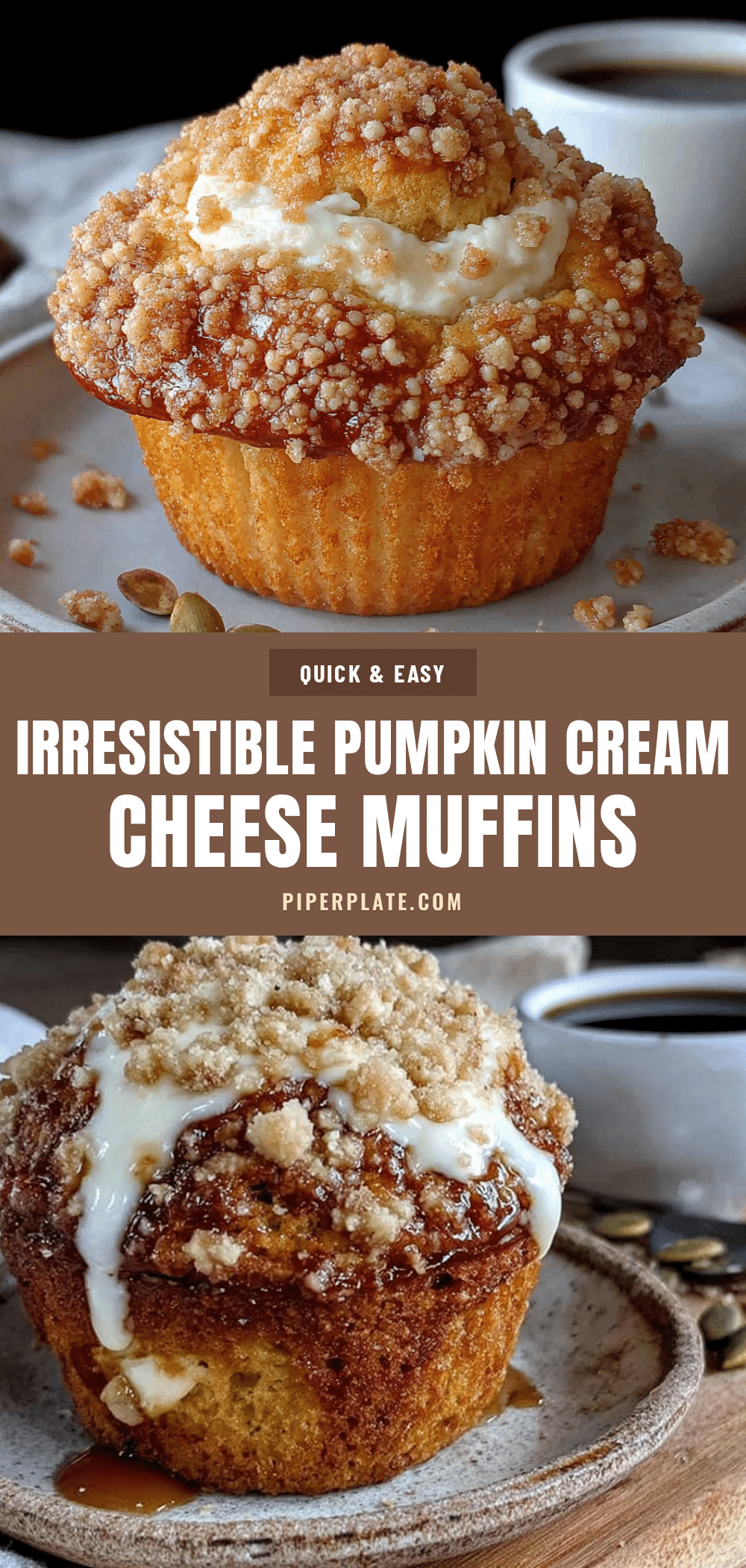 pumpkin cream cheese muffins recipe