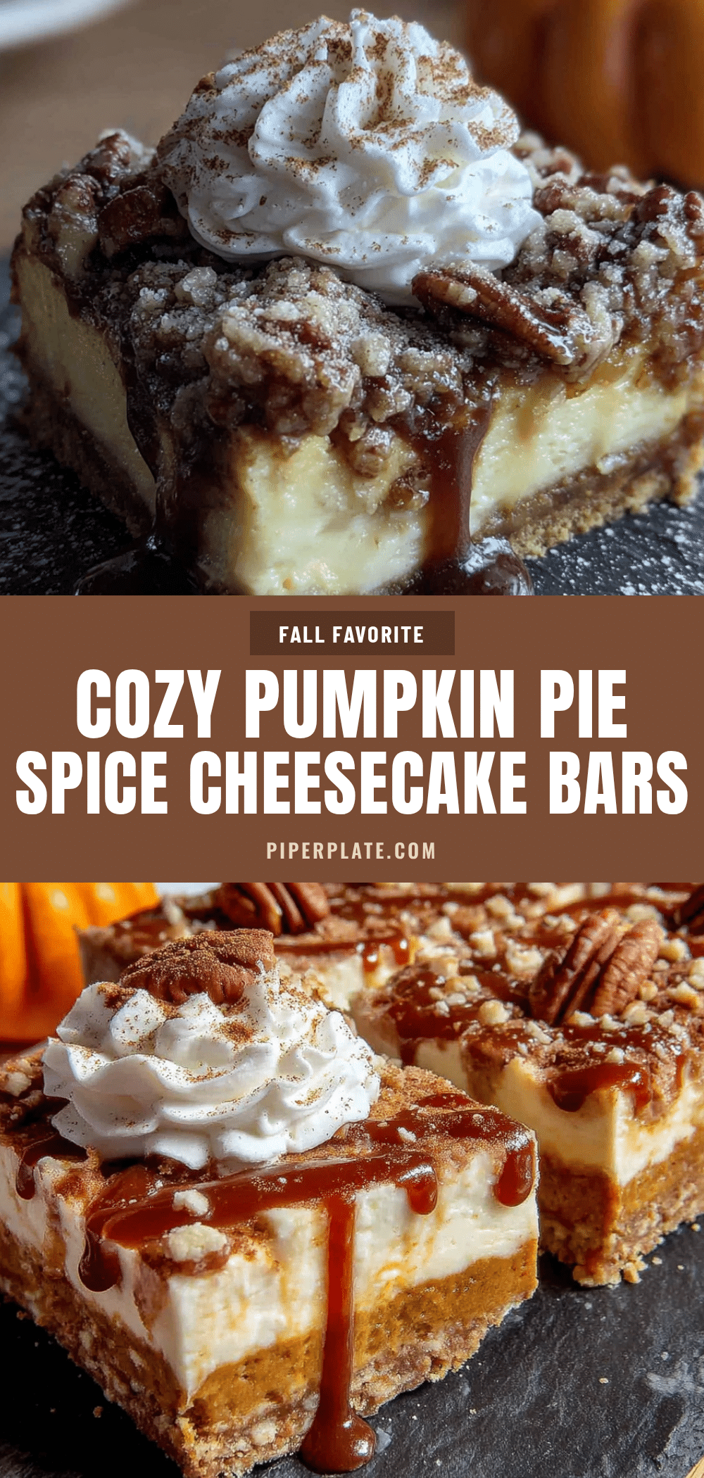 pumpkin pie spice cheesecake bars recipe