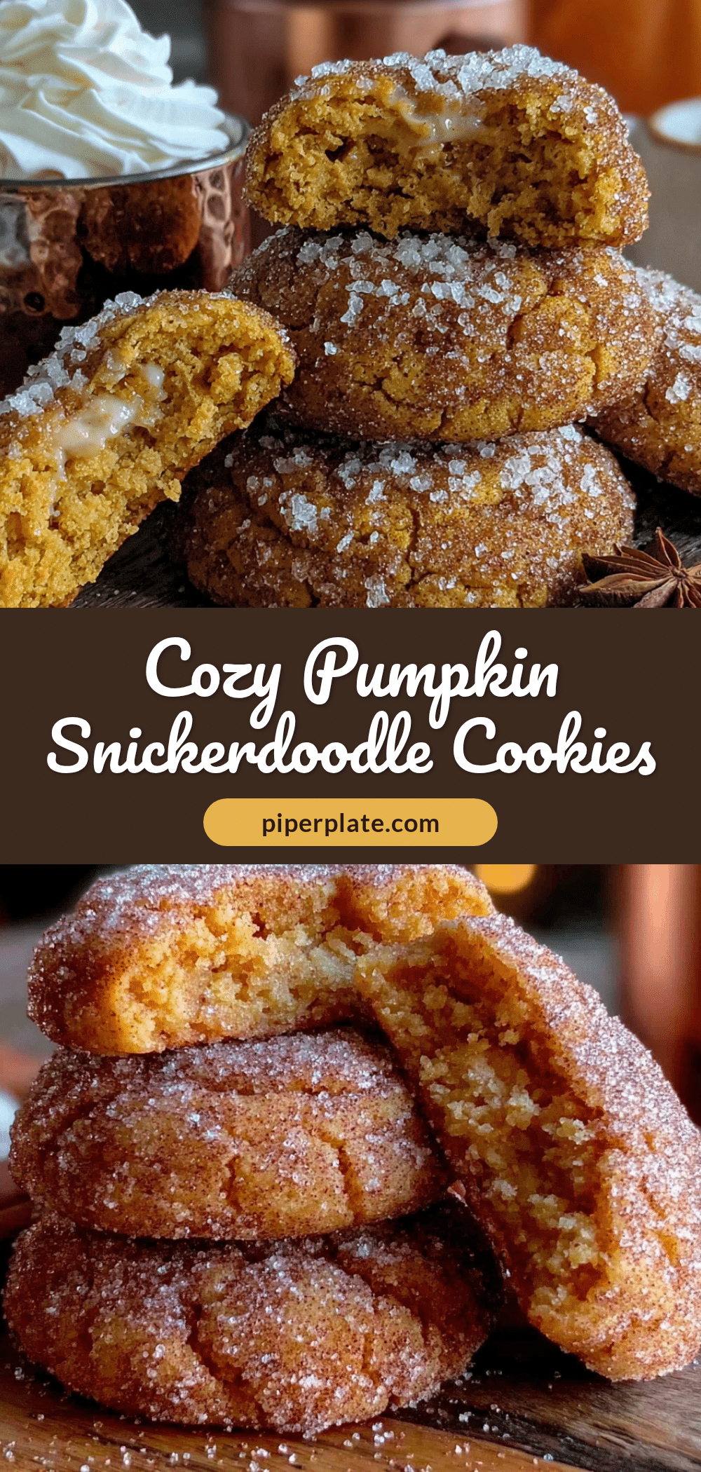 pumpkin snickerdoodle cookies recipe