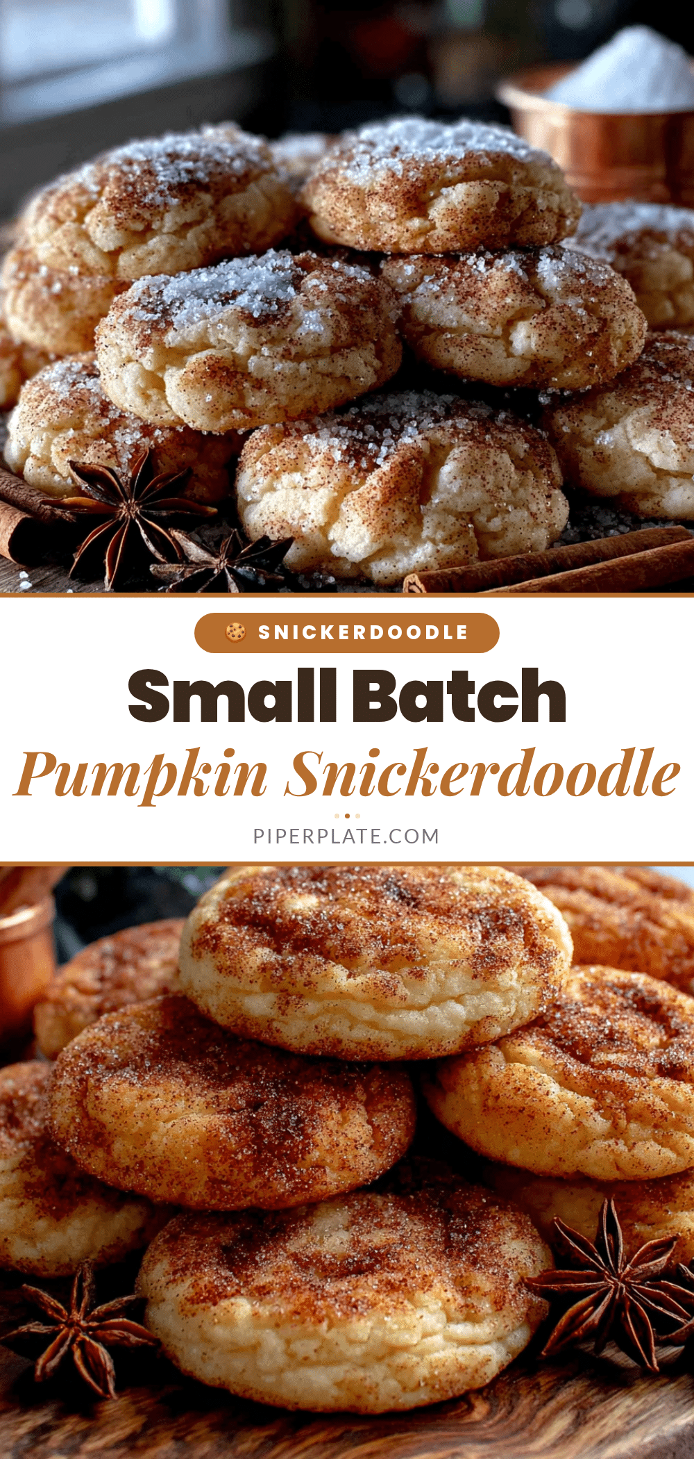 pumpkin snickerdoodle cookies recipe
