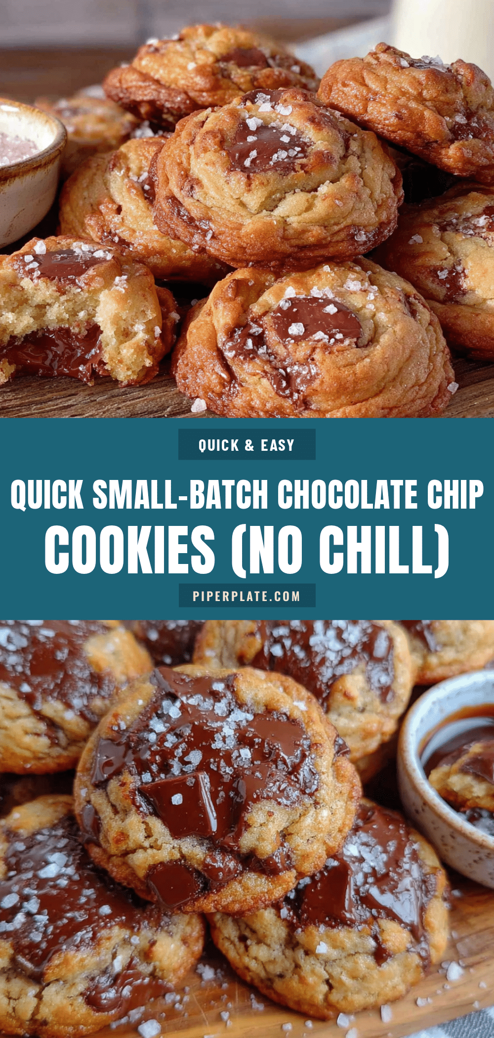 quick small-batch chocolate chip cookies no chill recipe