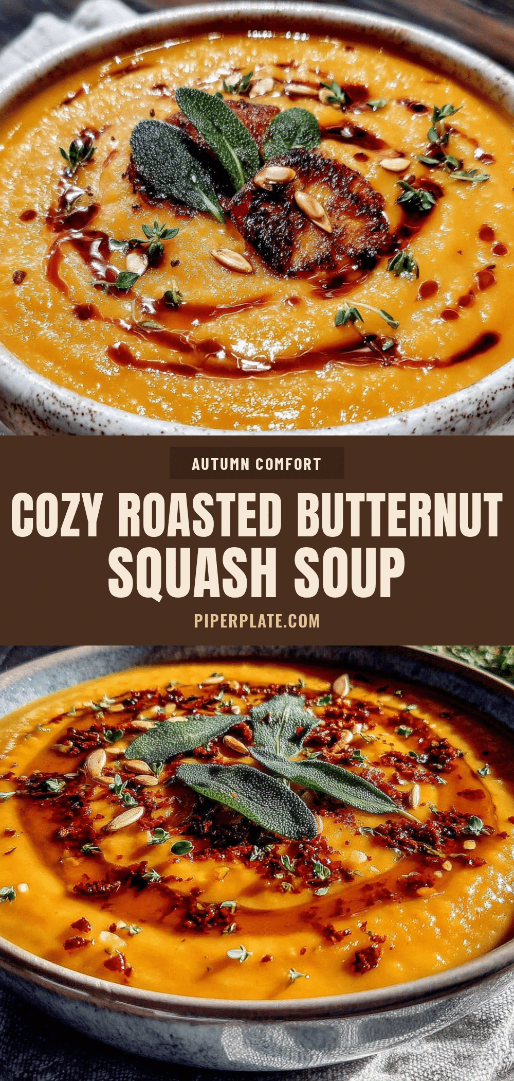 roasted butternut squash soup recipe
