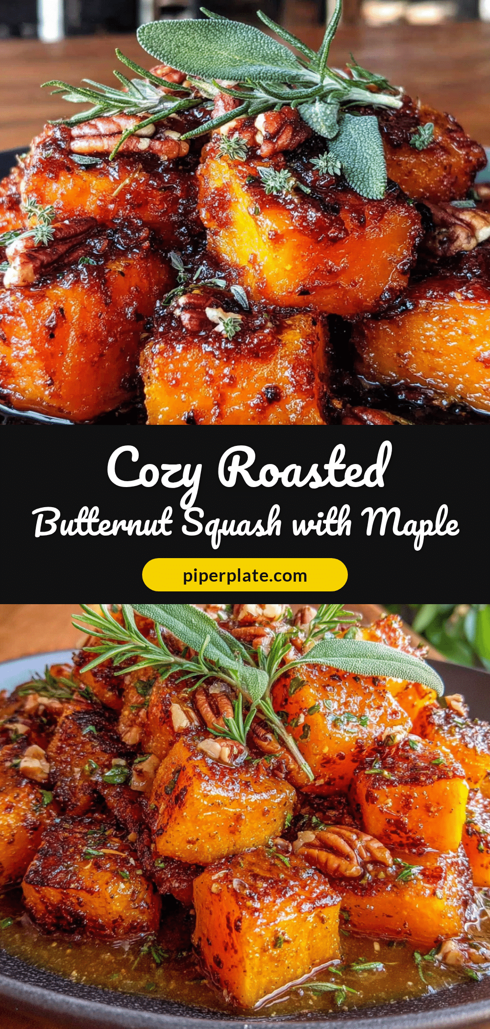 roasted butternut squash with maple brown butter recipe