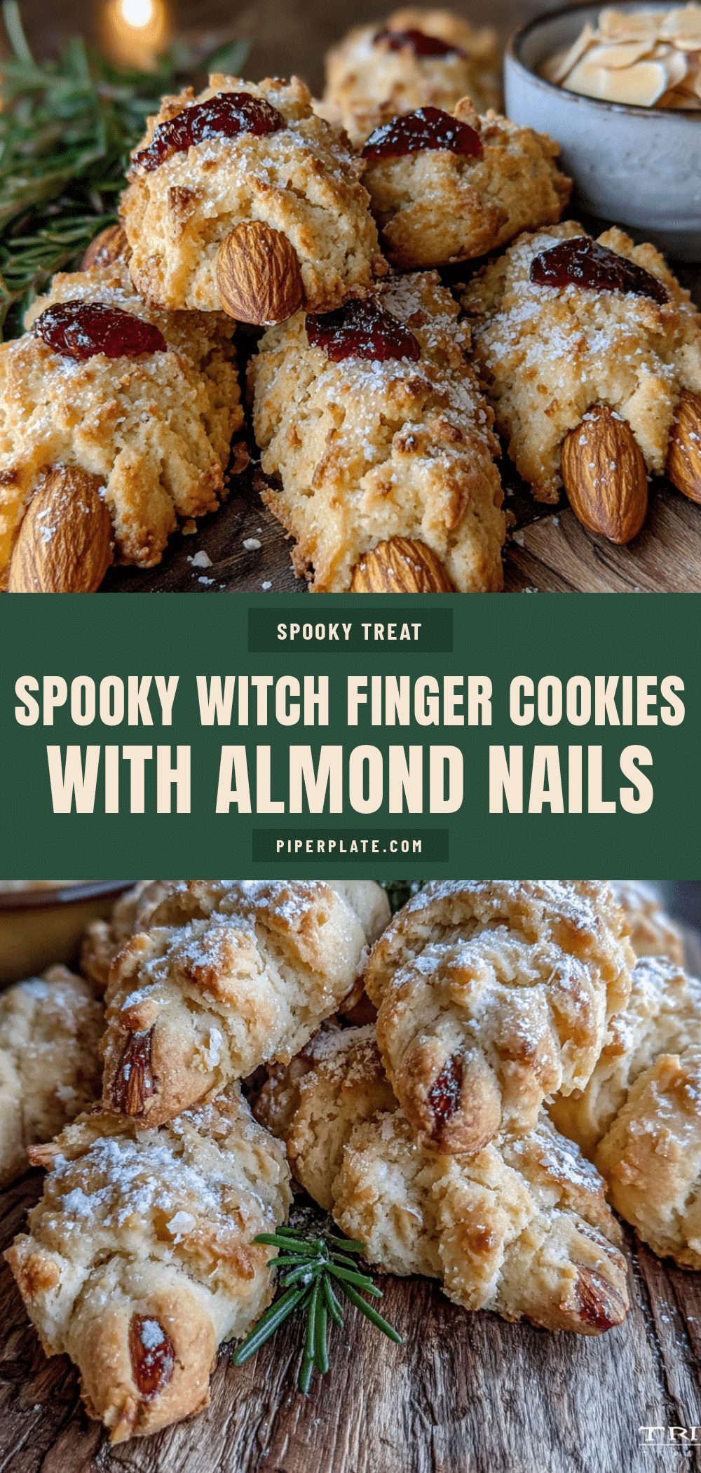 witch finger cookies recipe